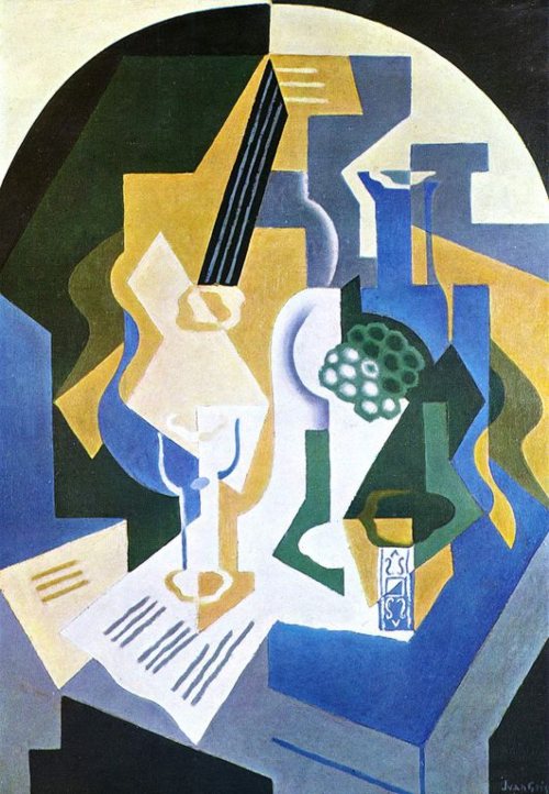 Movimientos artísticos del siglo XX - Cubismo - Guitarra y mandolina, Juan Gris