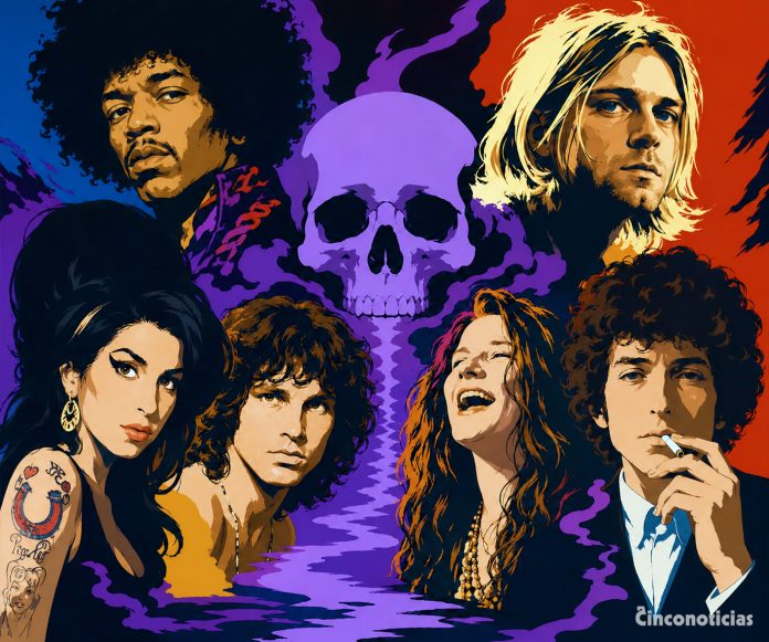 Muertos a los 27: Las 30 celebridades integrantes del fatídico Club de los 27
