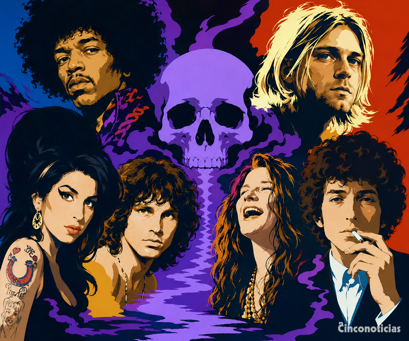 Muertos a los 27: Las 30 celebridades integrantes del fatídico Club de los 27