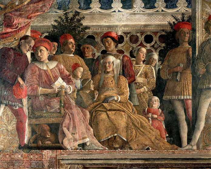Cámara de los esposos - Andrea Mantegna