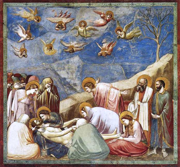 Lamentación sobre Cristo muerto - Giotto