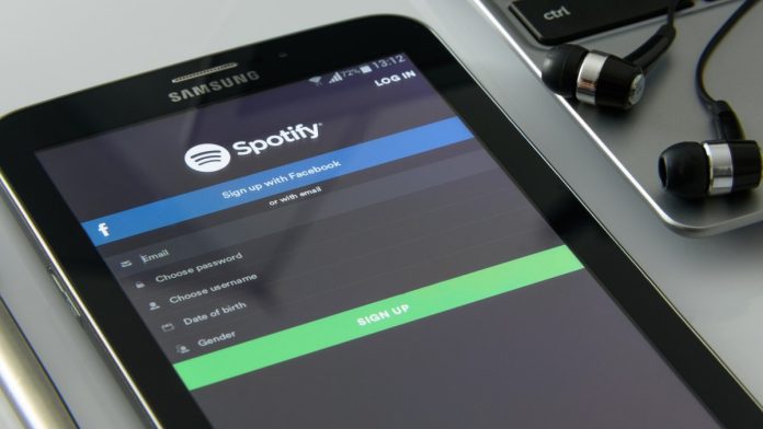 Inicio de sesión en Spotify