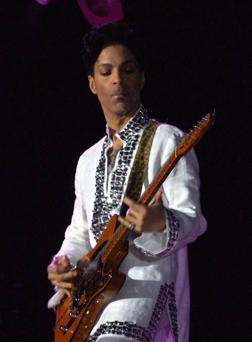 Prince en concierto.