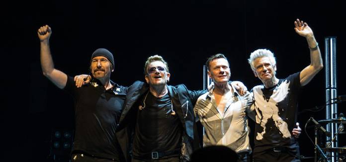 U2 en concierto.