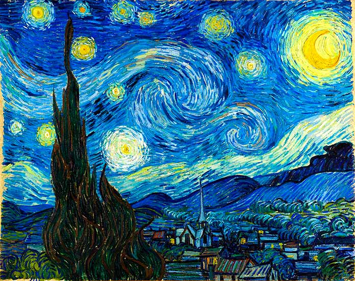 La Noche Estrellada Vang Gogh