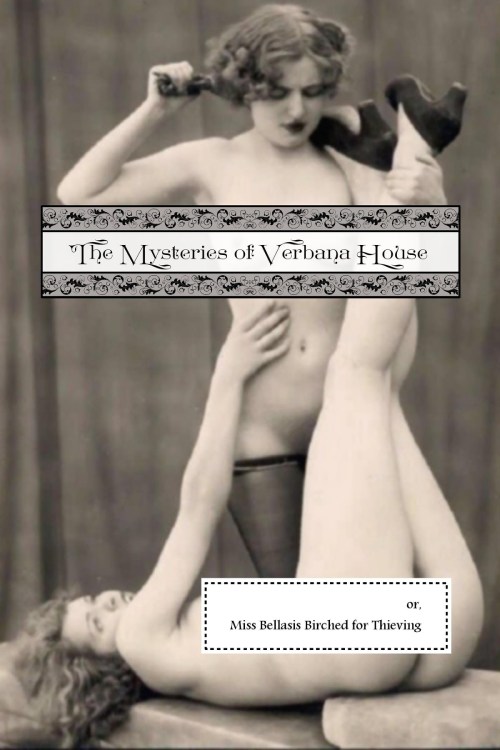 Dos mujeres desnudas adornan la portada del libro Los misterios de la Casa de la Verbena