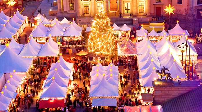 Mercadillo navideño en Nueva York