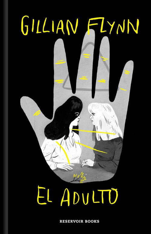 La portada muestra a dos mujeres enfrentadas dentro de una silueta de una mano.