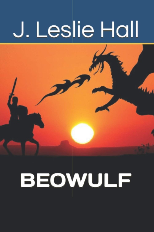 El cover del libro muestra las siluetas de un hombre a caballo contra un dragón lanzando fuego en el atardecer.