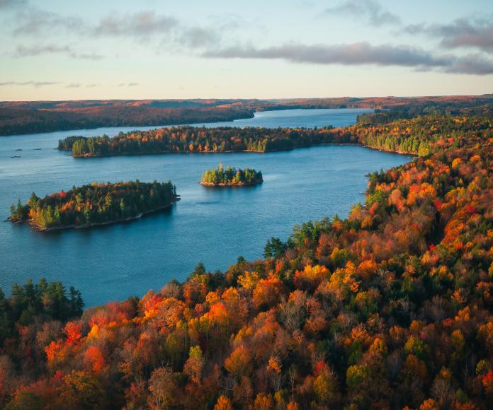 Otoño en la costa. Ontario, Cánada