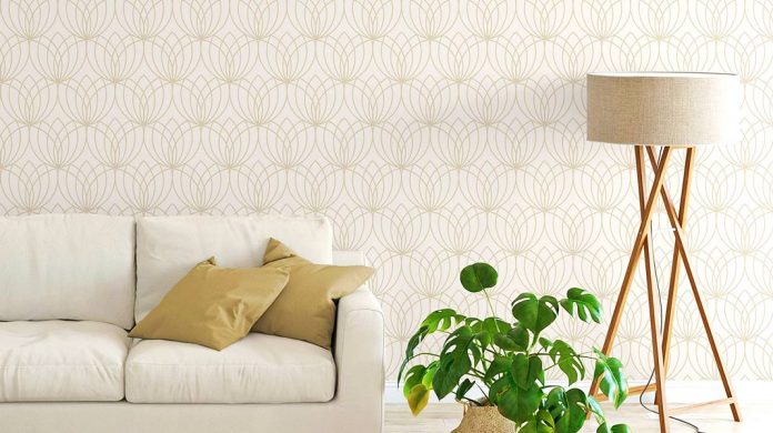 Papeles pintados blancos: la tendencia de moda en decoración de interiores