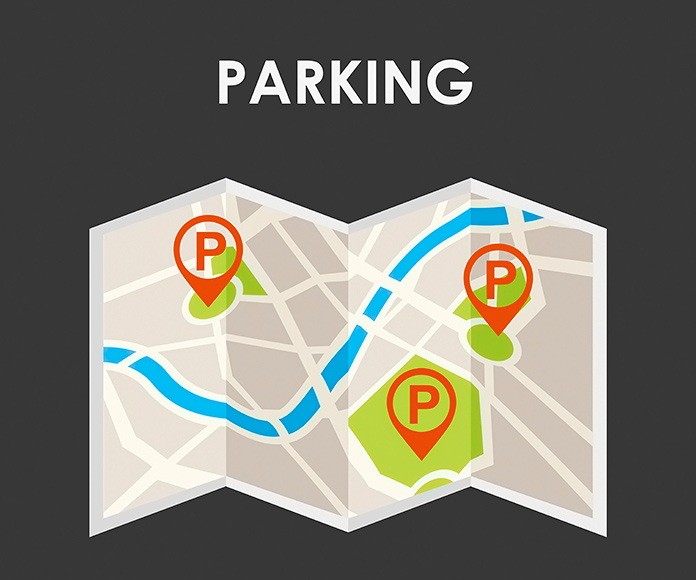 dibujo de mapa de parking