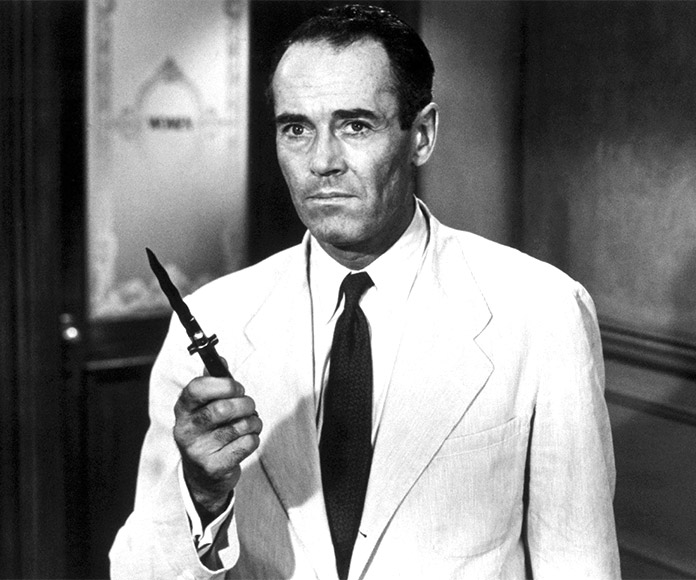 Henry Fonda en un fotograma de la película 12 hombres sin piedad