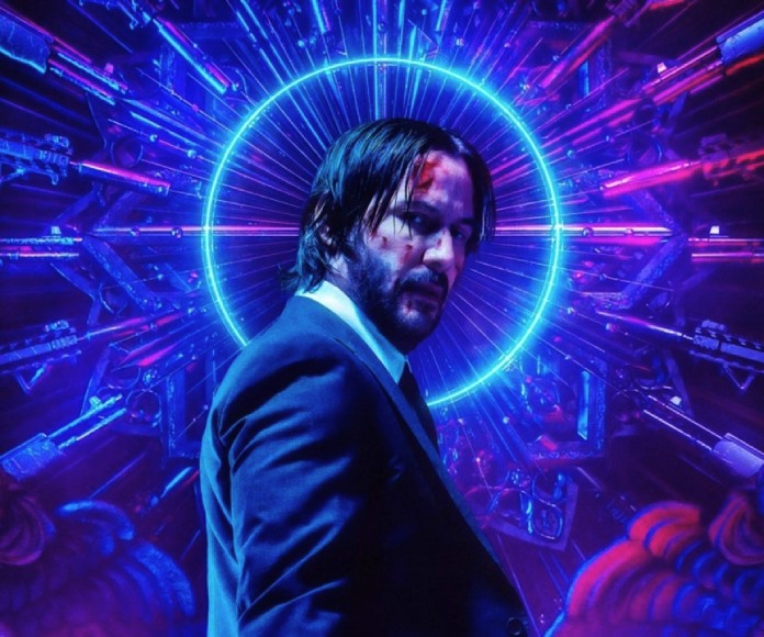 John Wick en un cartel promocional.