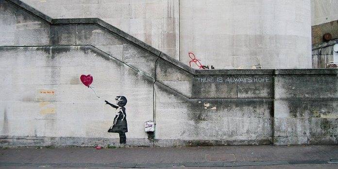 Piezas de arte - Niña con globo - Banksy