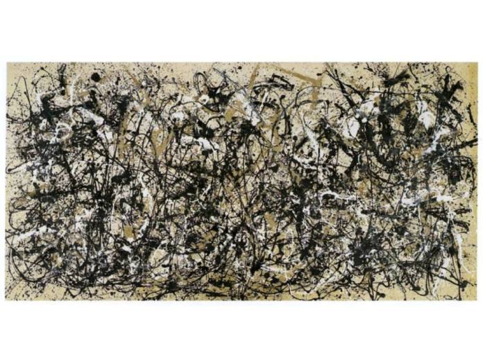 Pintores americanos - Jackson Pollock - Ritmo de Otoño