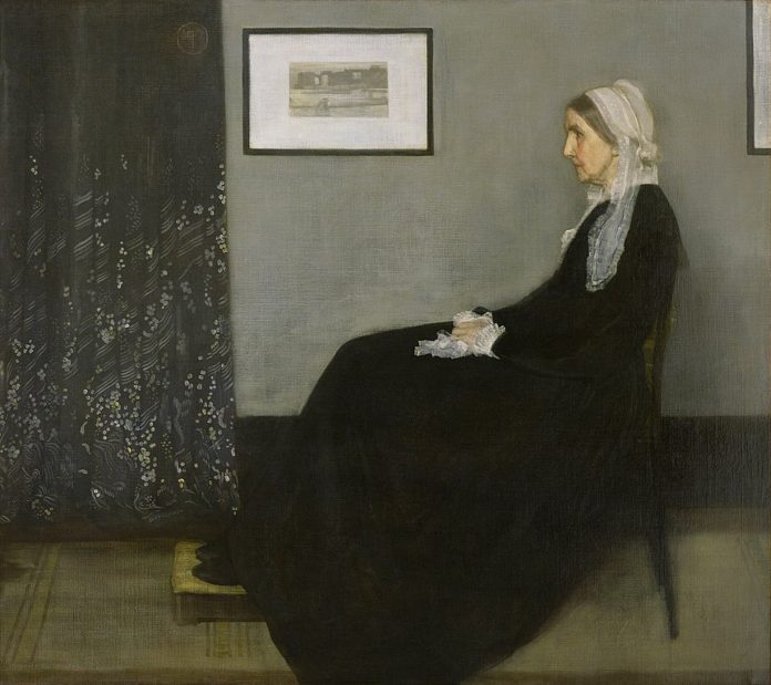 Pintores americanos - James McNeill Whistler - Arreglo en gris y negro n° 1