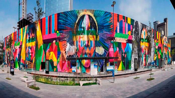 Pintores de graffitis - Eduardo Kobra - Etnias