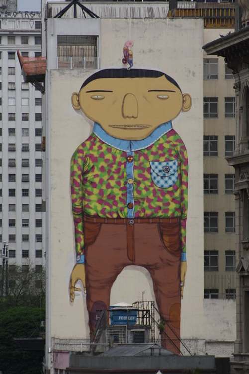 Pintores de graffitis - Os Gêmeos - El extranjero 