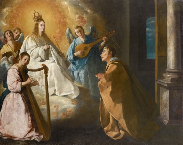 Aparición de la Virgen a San Pedro Nolasco - Francisco de Zurbarán