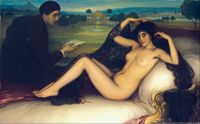 La Venus de la poesía - Julio Romero de Torres