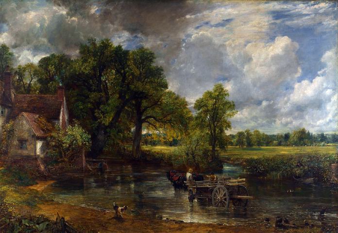 Pintores ingleses - John Constable - La carreta de heno