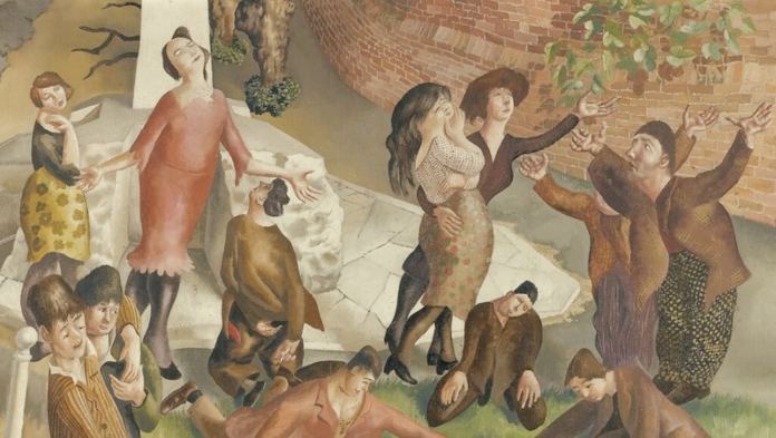 Pintores ingleses - Stanley Spencer - Los amantes de la ciudad