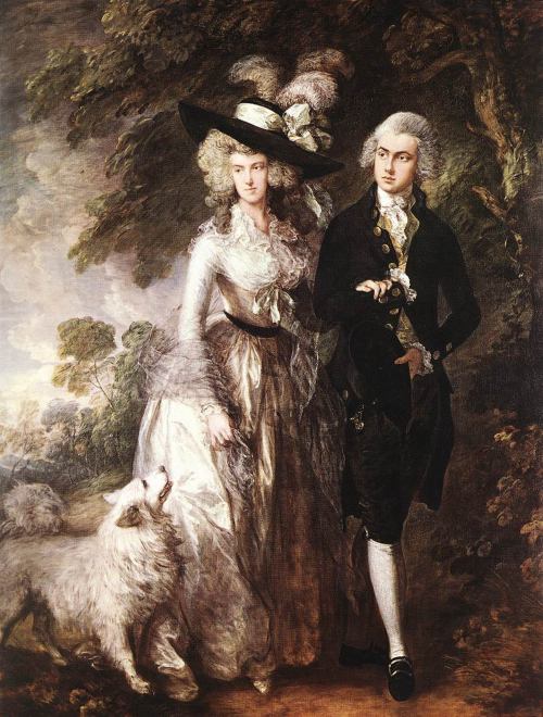 Pintores ingleses - Thomas Gainsborough - William Hallet y su esposa Elizabeth