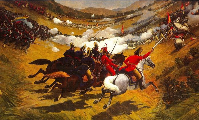 Pintores venezolanos - Martín Tovar y Tovar - La batalla de Carabobo