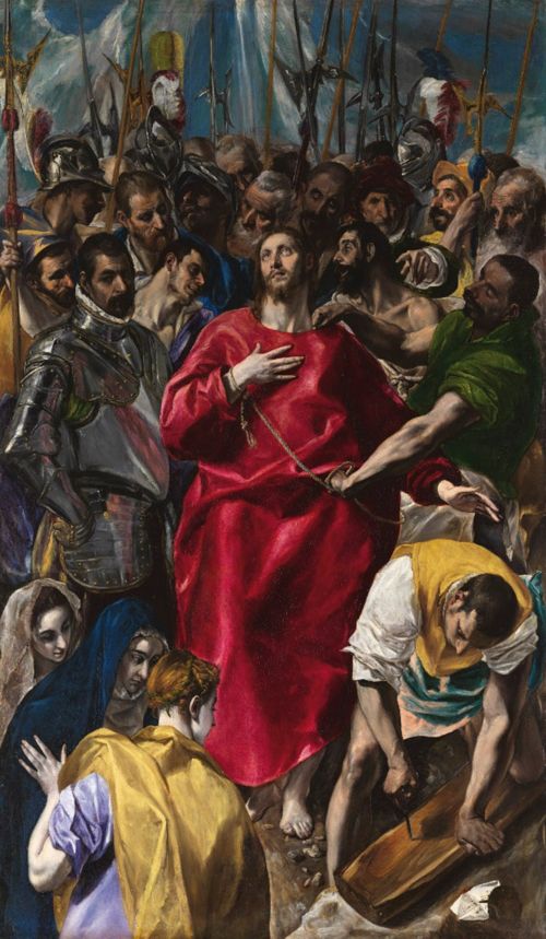 Pinturas famosas del Renacimiento - El expolio, El Greco