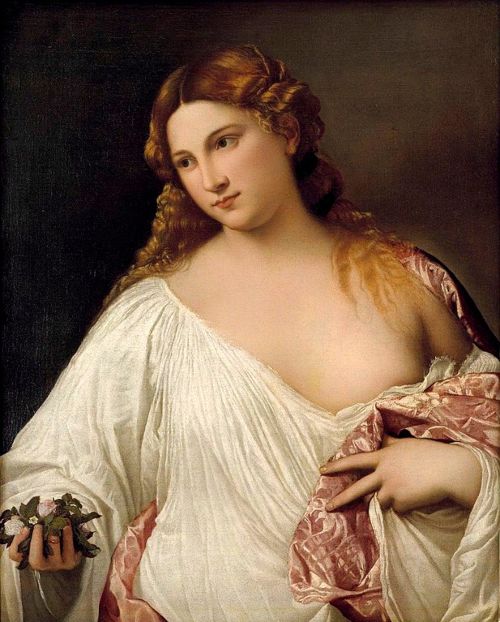 Pinturas famosas del Renacimiento - Flora, Tiziano