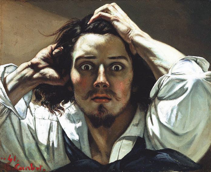 Pinturas figurativas - El desesperado, Gustave Courbet