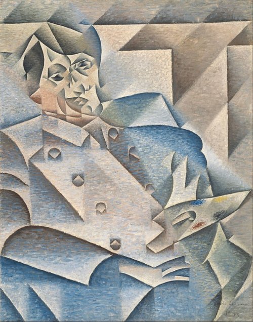 Pinturas figurativas - Retrato de Pablo Picasso, Juan Gris