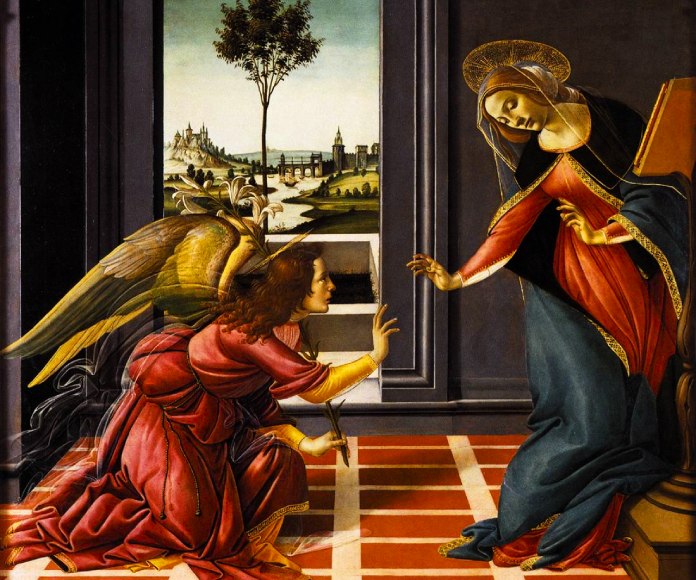 Pintura de Sandro Botticelli.