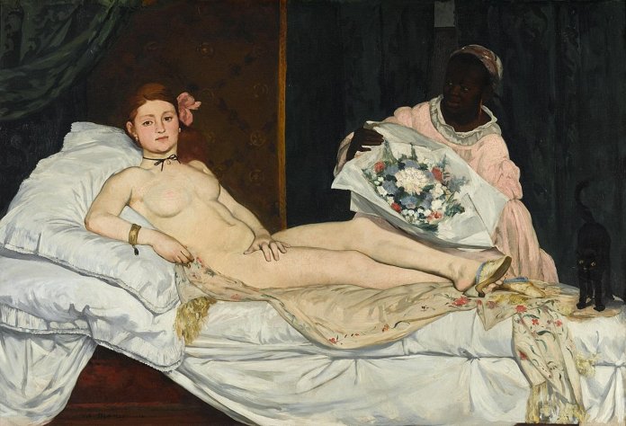 Pinturas famosas realistas -Olympia - Édouard Manet