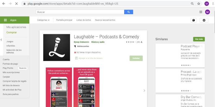 Plataformas de podcast - Laughable