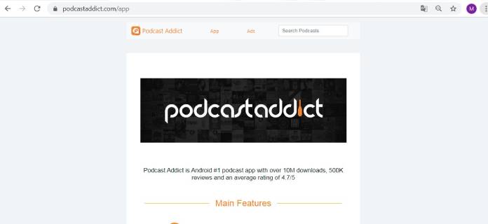 Plataformas de podcast - Podcast Addict