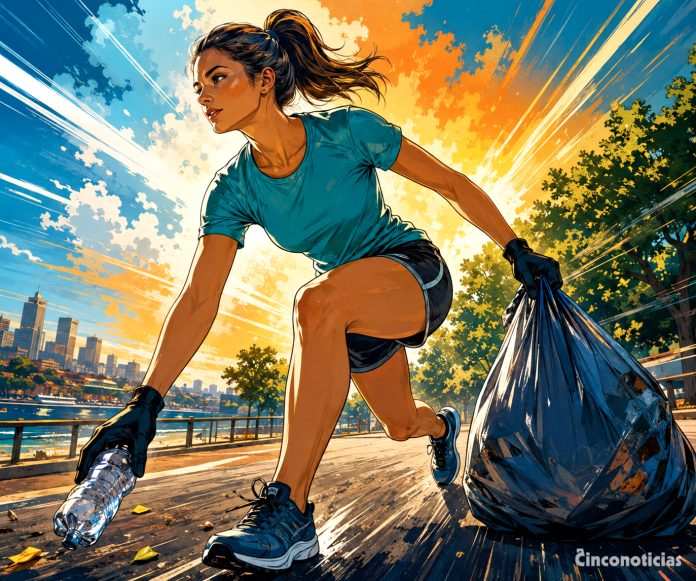 Plogging, el deporte de moda que cuida tu cuerpo y el medio ambiente