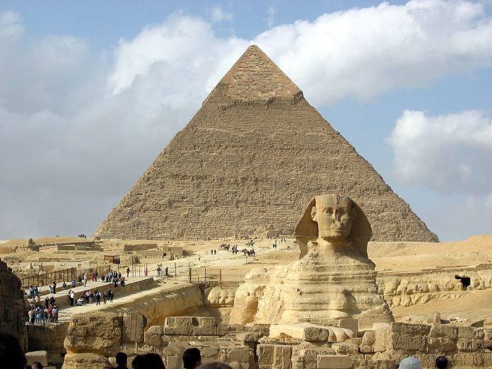 Primeras civilizaciones - Pirámides y esfinge de Giza - Egipto