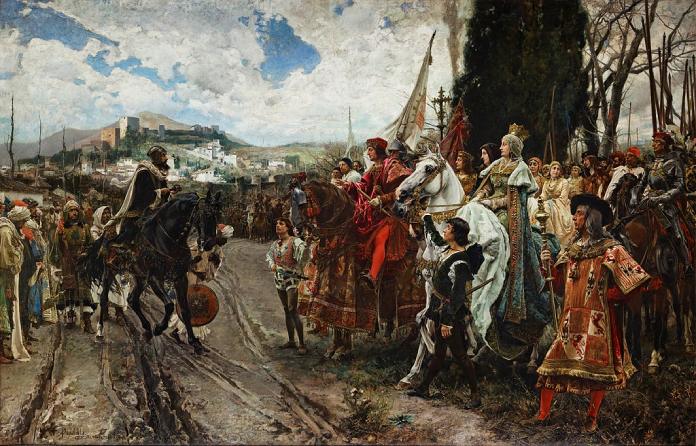 Rendición de Granada - Invasión musulmana y Reconquista de la Península Ibérica