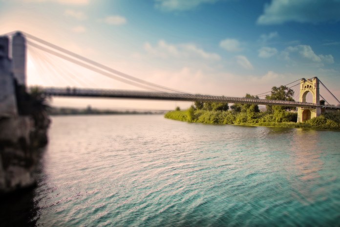 Puentes de España: Puente colgante de Amposta