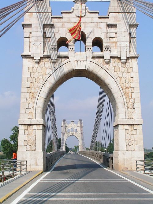 Puentes de España: Puente colgante de Amposta