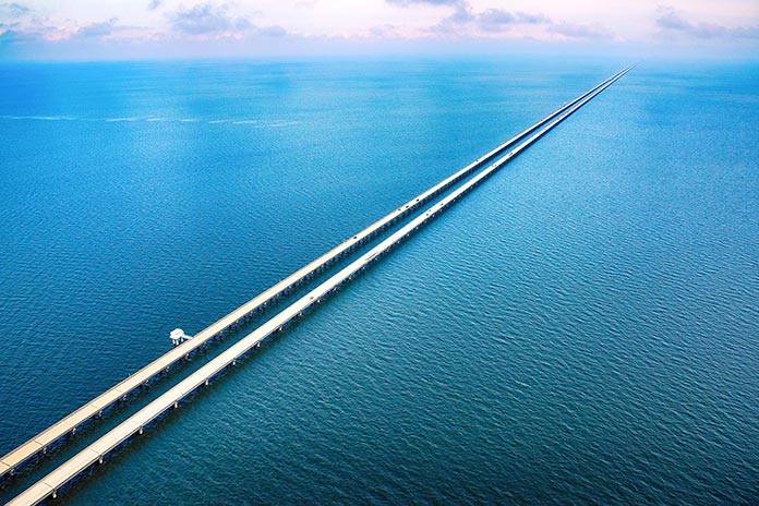 Puentes famosos - Puente del lago Pontchartrain