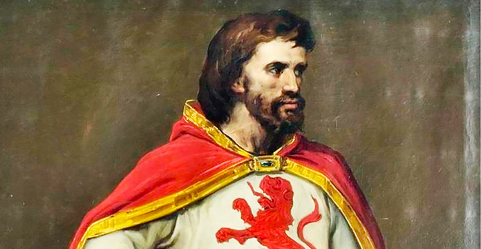 Retrato de Ramiro II de León (José María Rodríguez de Losada)