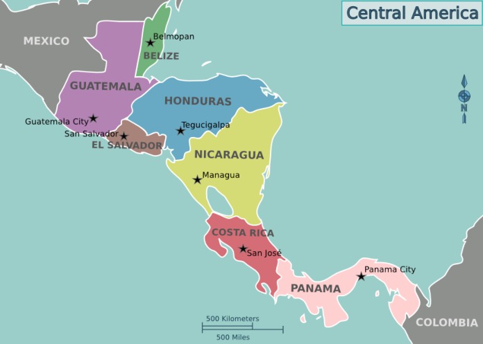 Regiones de América - América Central