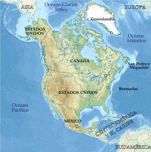 Regiones de América - América del Norte