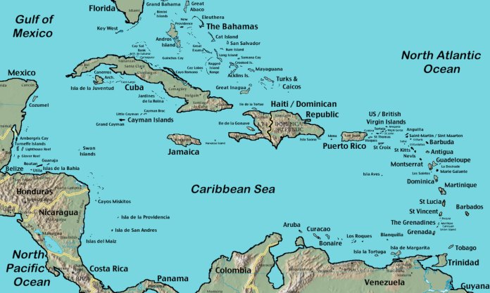 Regiones de América - Región de las Antillas