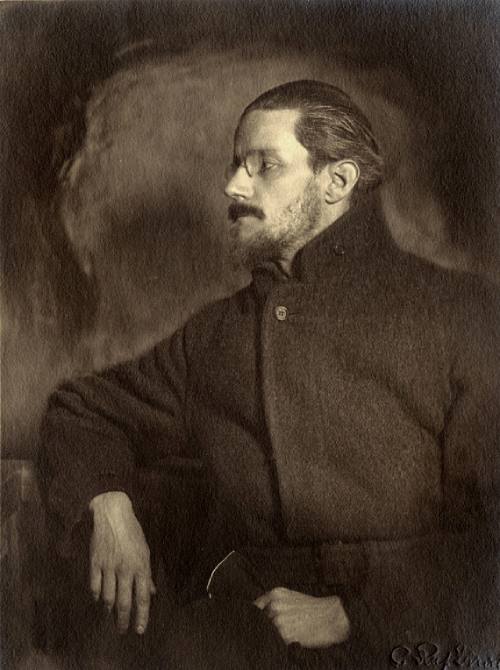 Retrato en blanco y negro de James Joyce.