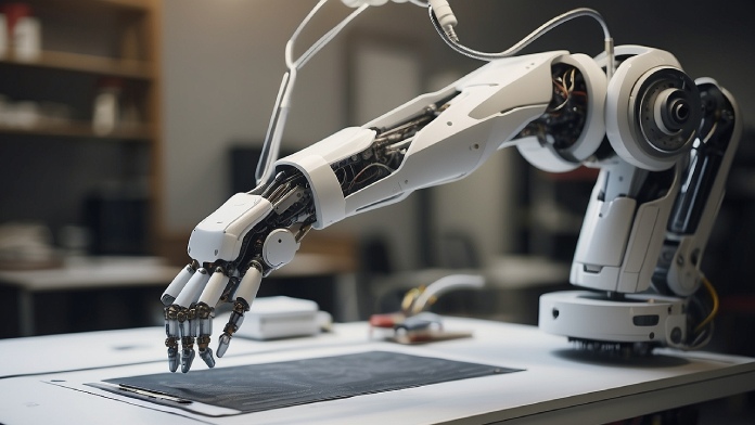 Robot sastre, mano robótica