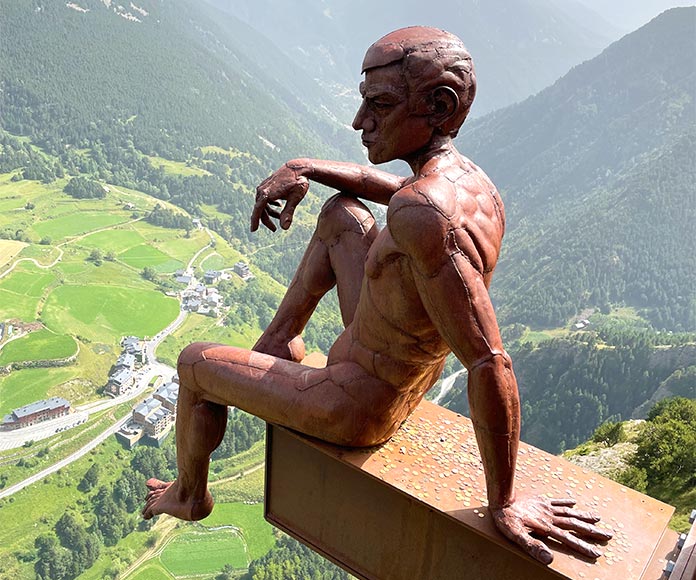 Escultura del mirador del Roc del Quer, Andorra